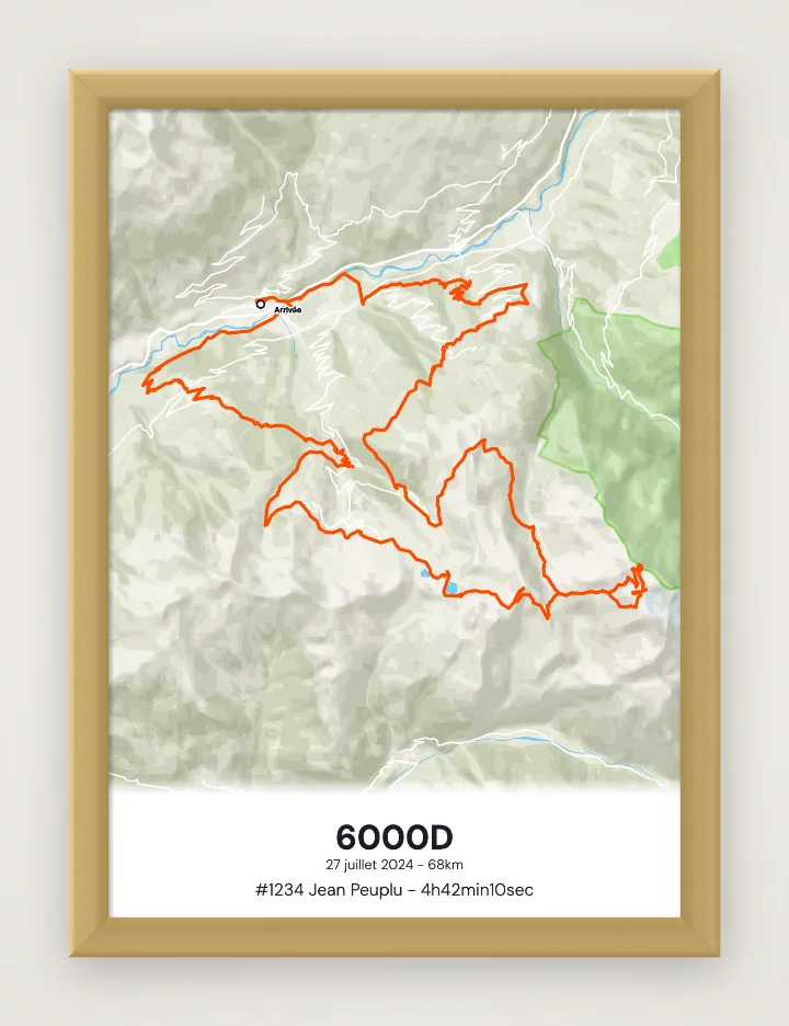 Gerahmtes Poster 6000D