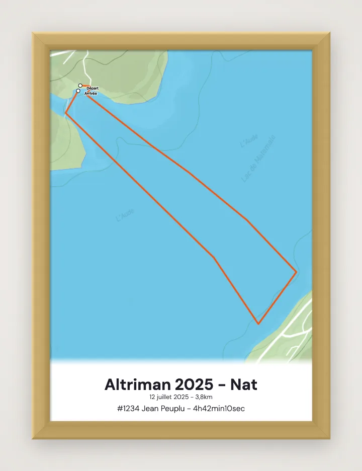Poster Altriman 2025 - Nat incorniciato
