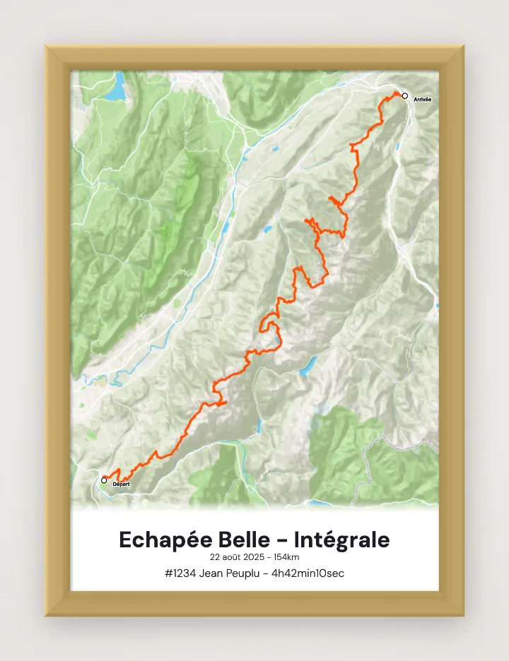 Echapée Belle - Intégrale framed poster