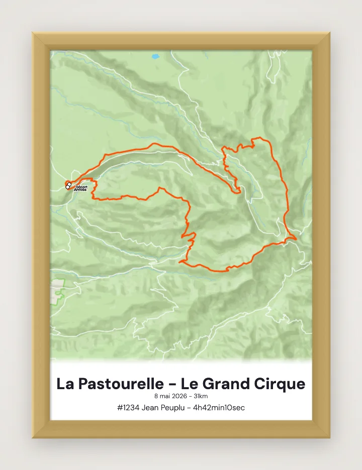 Poster La Pastourelle - Le Grand Cirque incorniciato