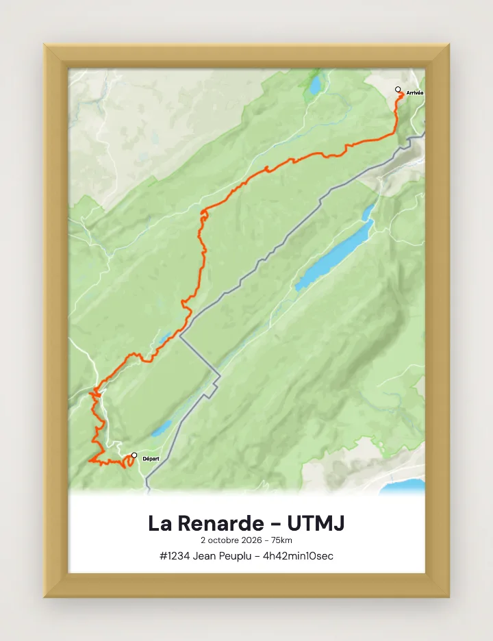 Poster La Renarde - UTMJ incorniciato