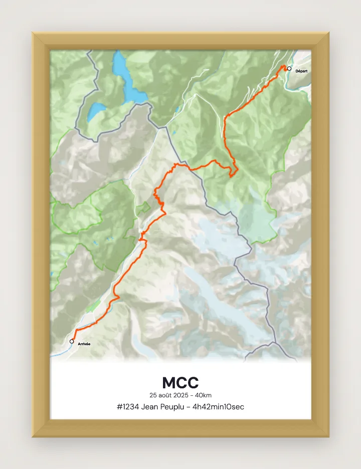 Gerahmtes Poster MCC