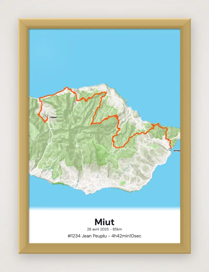 Gerahmtes Poster Miut