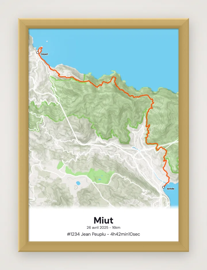 Gerahmtes Poster Miut