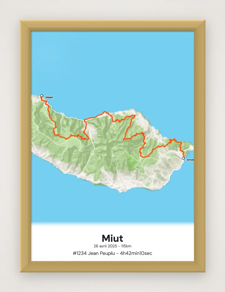 Gerahmtes Poster Miut