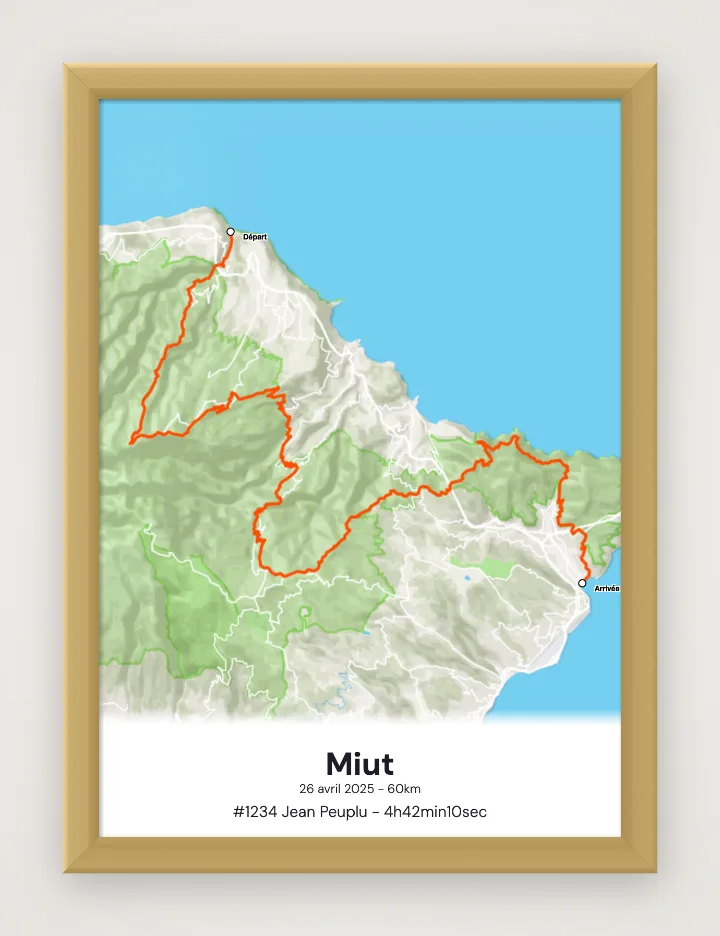 Gerahmtes Poster Miut
