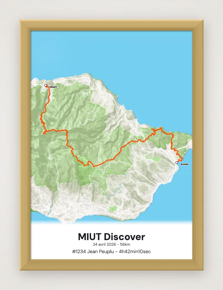 Gerahmtes Poster MIUT Discover