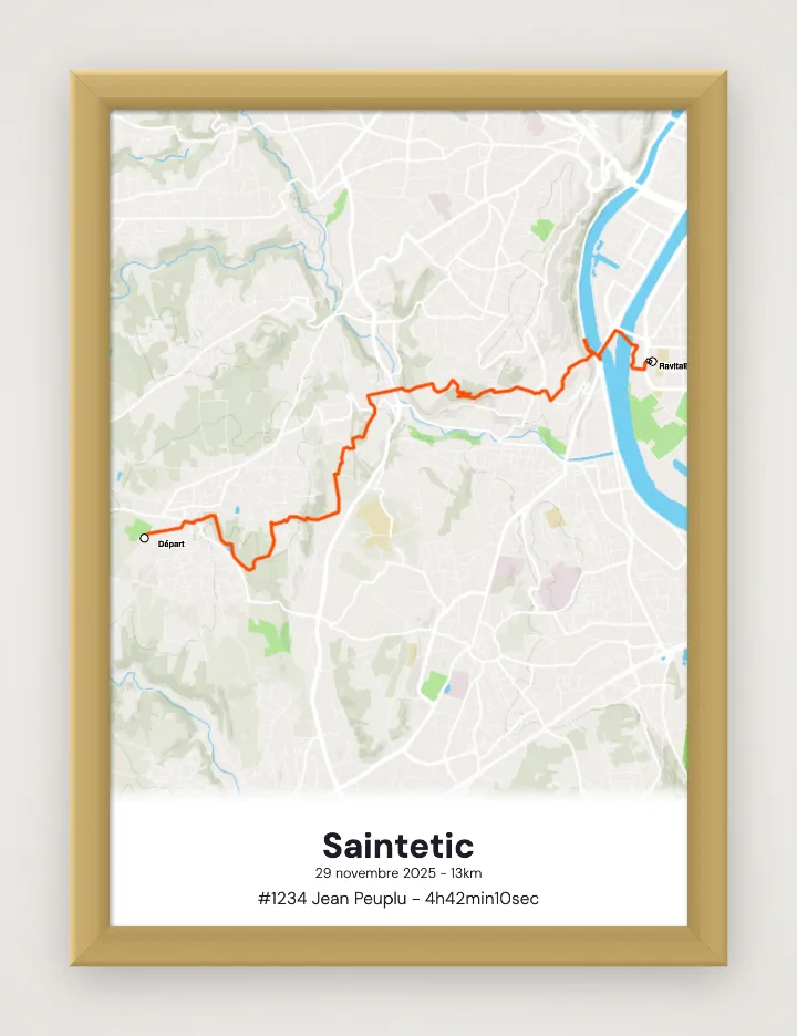 Gerahmtes Poster Saintetic