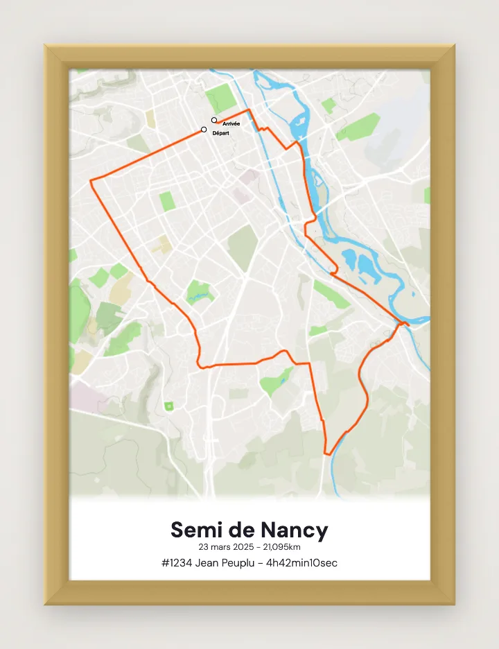 Poster Semi de Nancy incorniciato