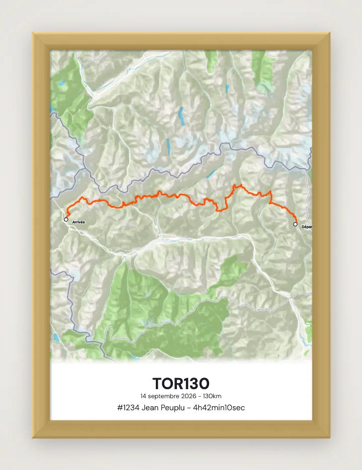 Poster TOR130 incorniciato