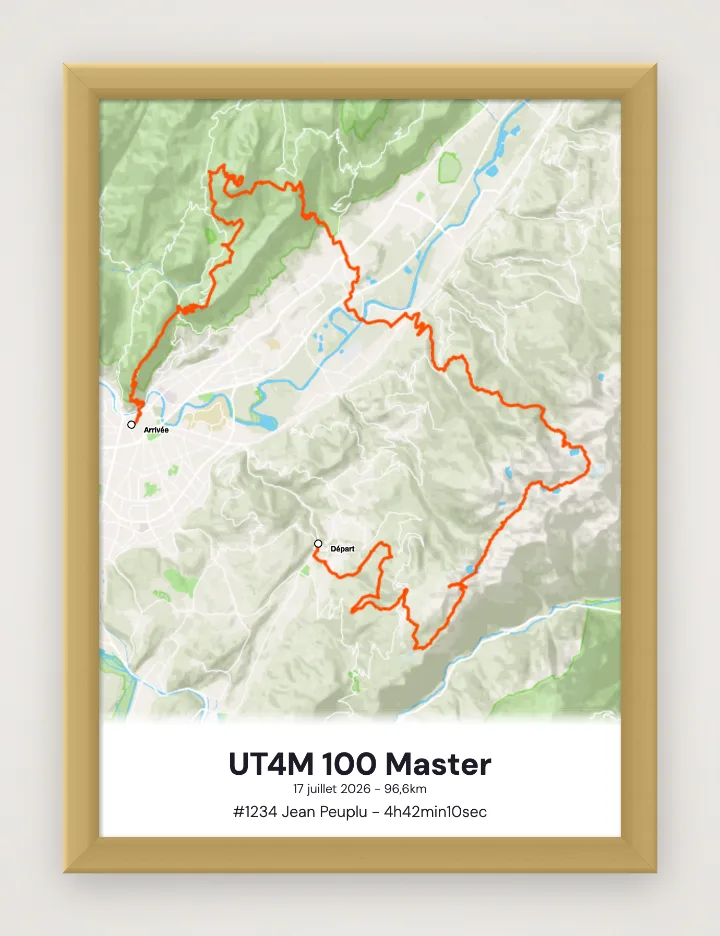 Poster UT4M 100 Master incorniciato