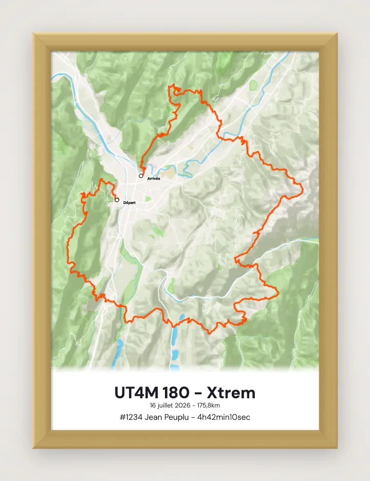 Gerahmtes Poster UT4M 180 - Xtrem