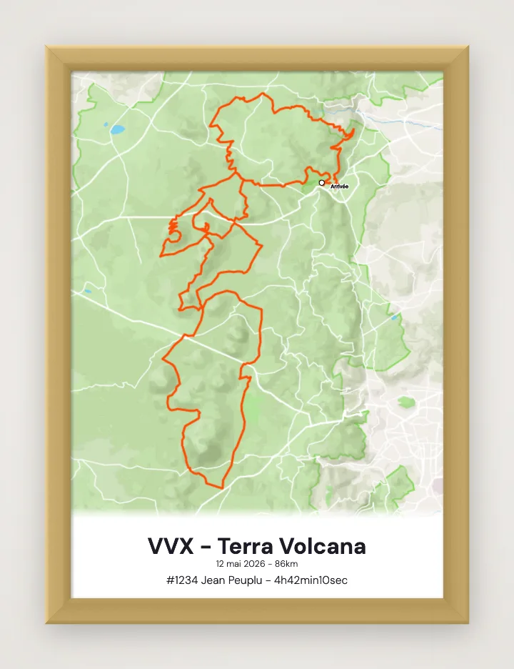 VVX - Terra Volcana framed poster